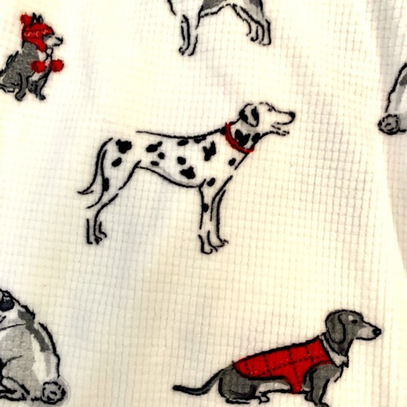 PJ Salvage Christmas Dog Joggers Pajama Pant - Picture 6 of 12